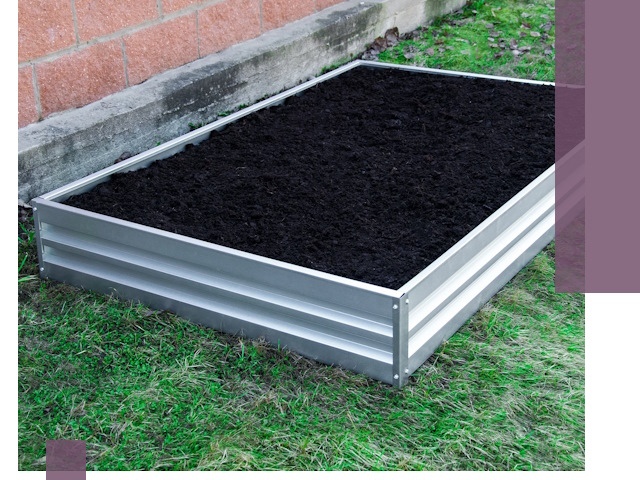 Металлические бордюры для грядок в Кургане: прочность и аккуратность