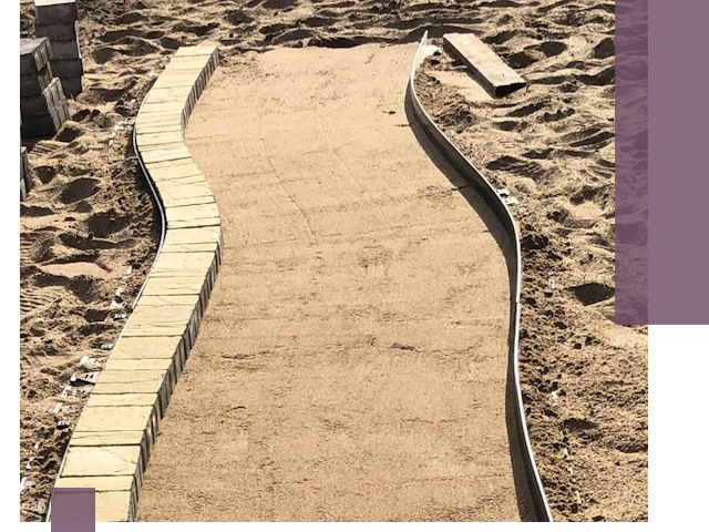 Металлические бордюры для тротуаров в Кургане — прочные и долговечные