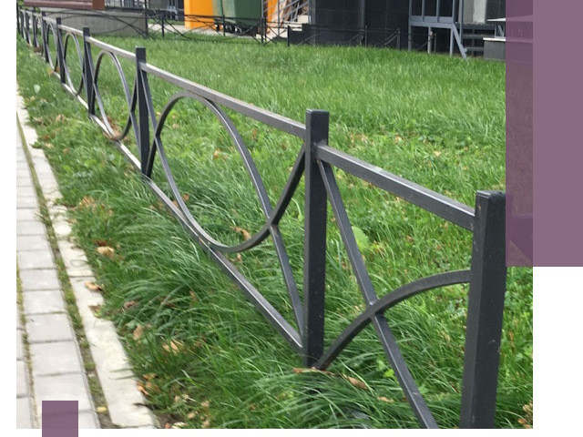 Газонные ограждения из металла в Кургане — монтаж и продажа
