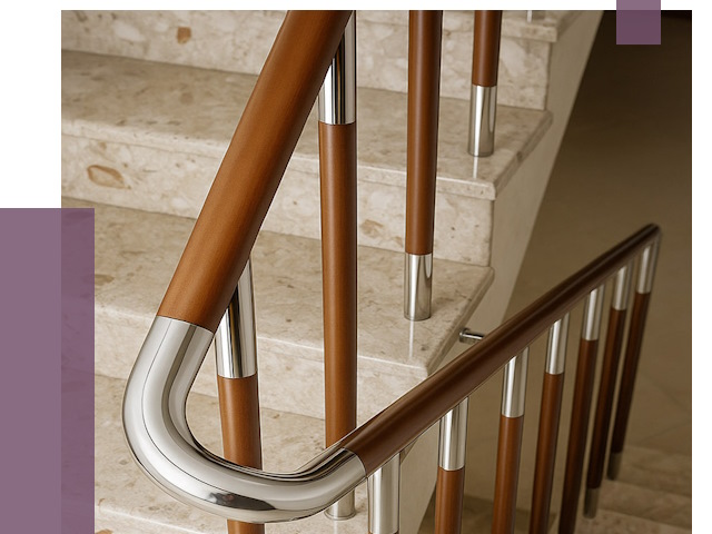 Монтаж поручней в Кургане от 9794 руб. монтаж под ключ | ПРОЛЁТ-Крг