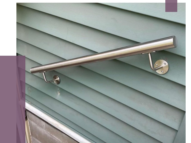 Поручни из нержавеющей стали в Кургане от 7732 руб.  | ПРОЛЁТ-Крг